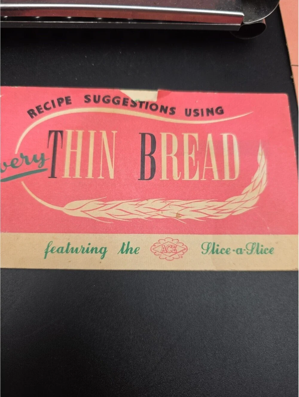 Vintage Kitchen Collectibles Slice-A-Slice  This Bread Melba Toast W Box ACE
